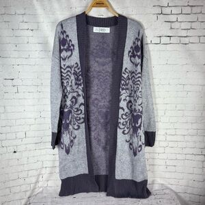 Haunted Mansion Cardigan Sweater Size Medium Disney Parks Wallpaper Print